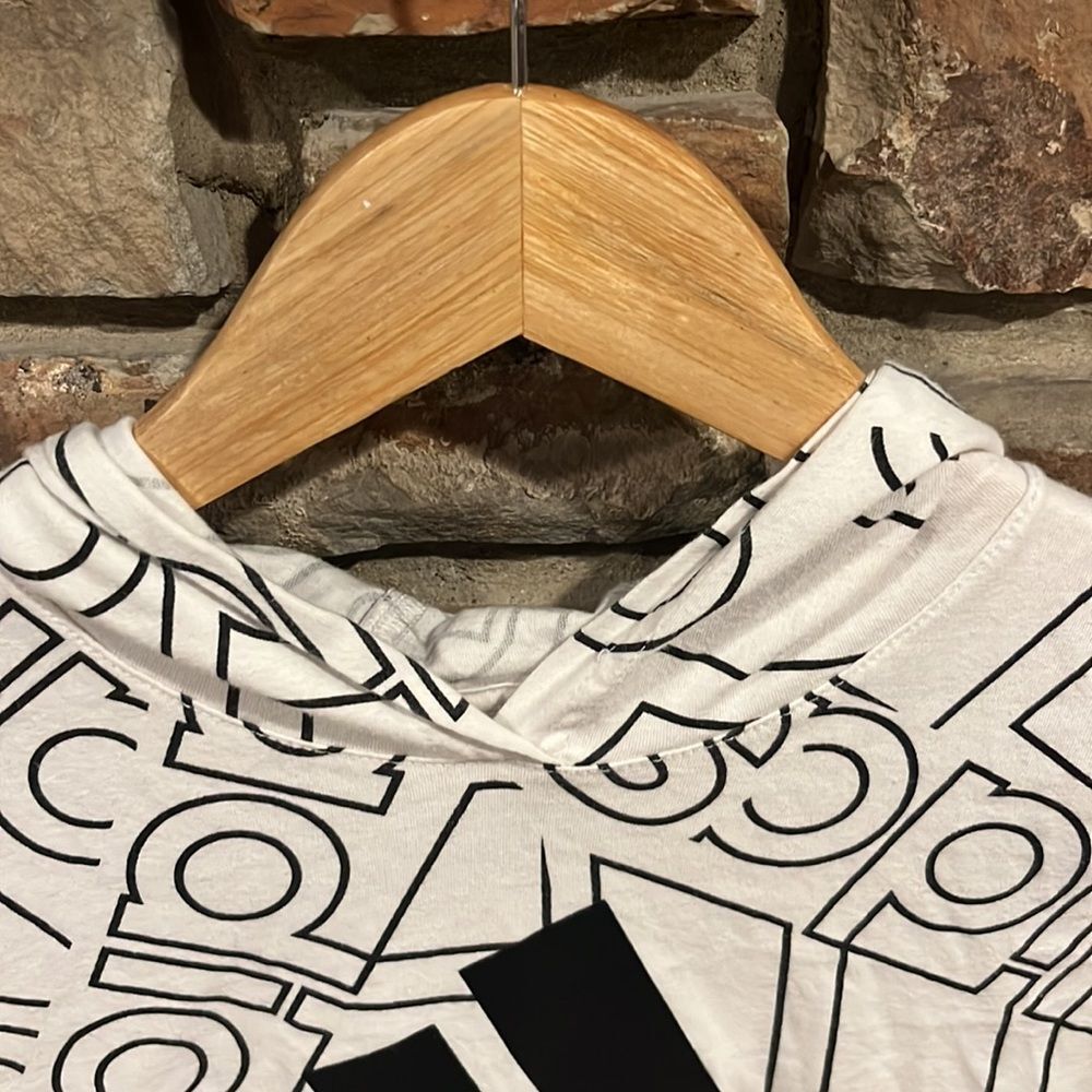 Adidas AOP Amplifier Hooded Long Sleeve Tee - Picture 3 of 5